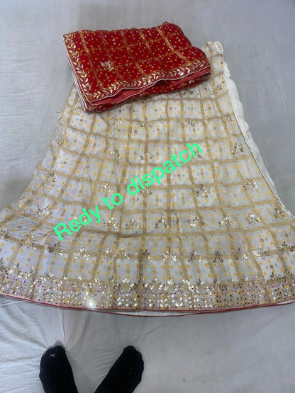 Beautiful Designer Pure Banarasi Ghadchola Lehenga Choli