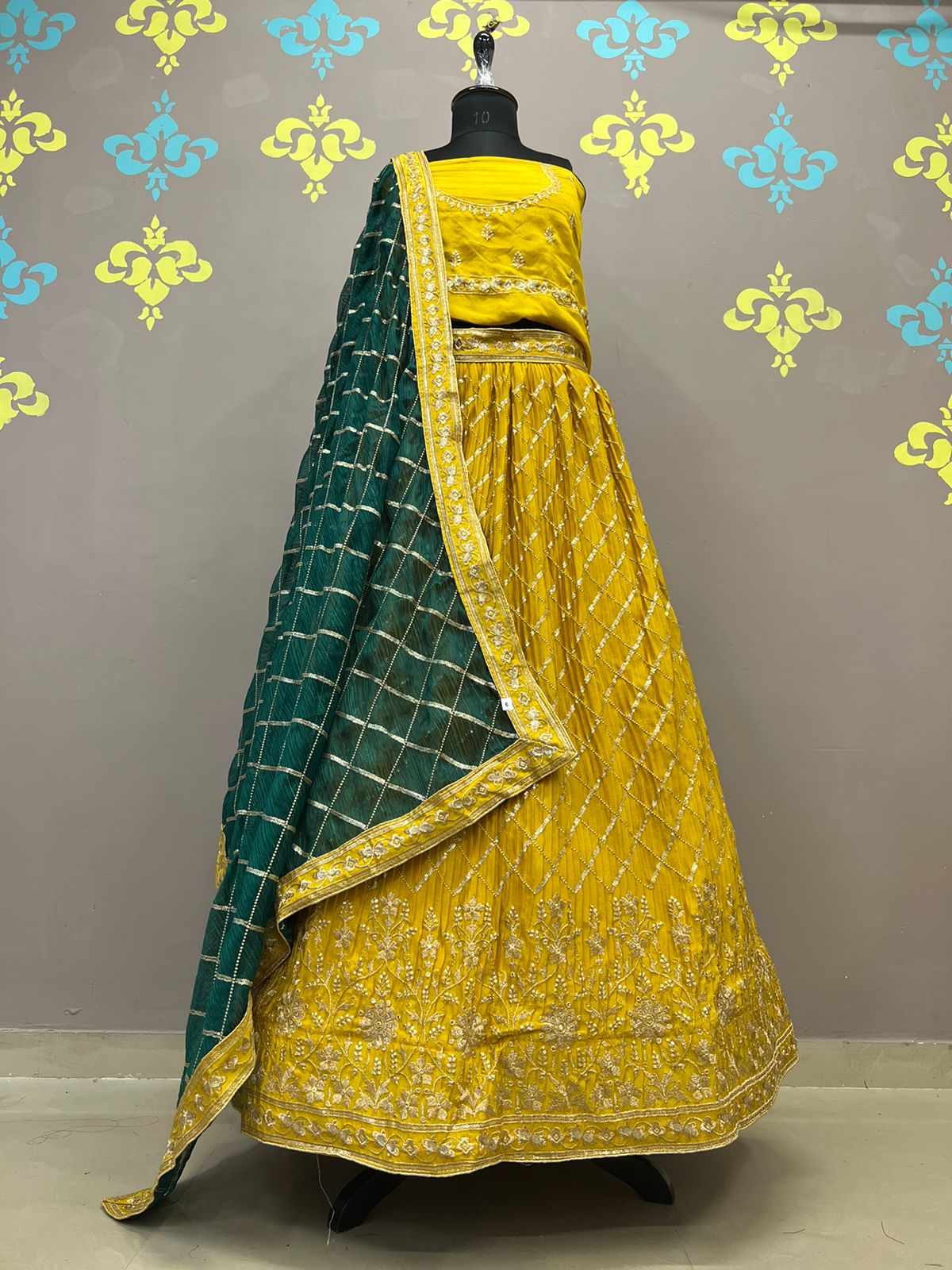 Beautiful Designer Pure Chinon Lehenga Choli