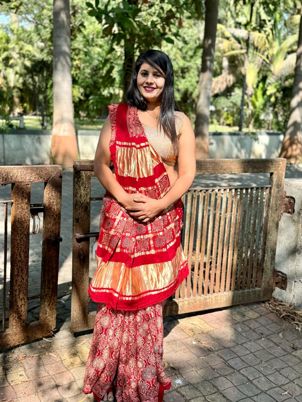 Beautiful Designer Nakshi Gajji Soft Silk Lagdi Patta Saree