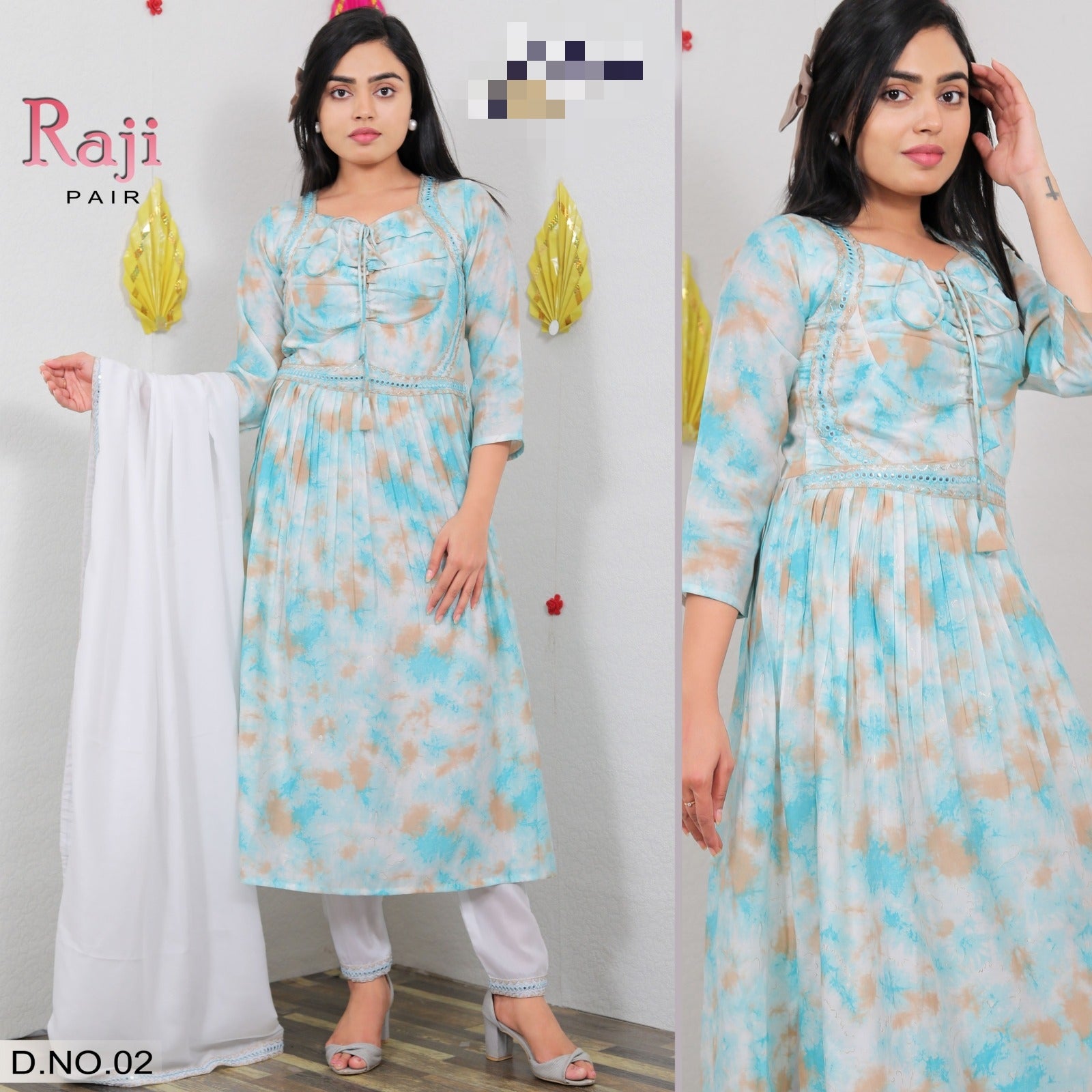 Beautiful Designer Raji Fency Pair With Duppatta