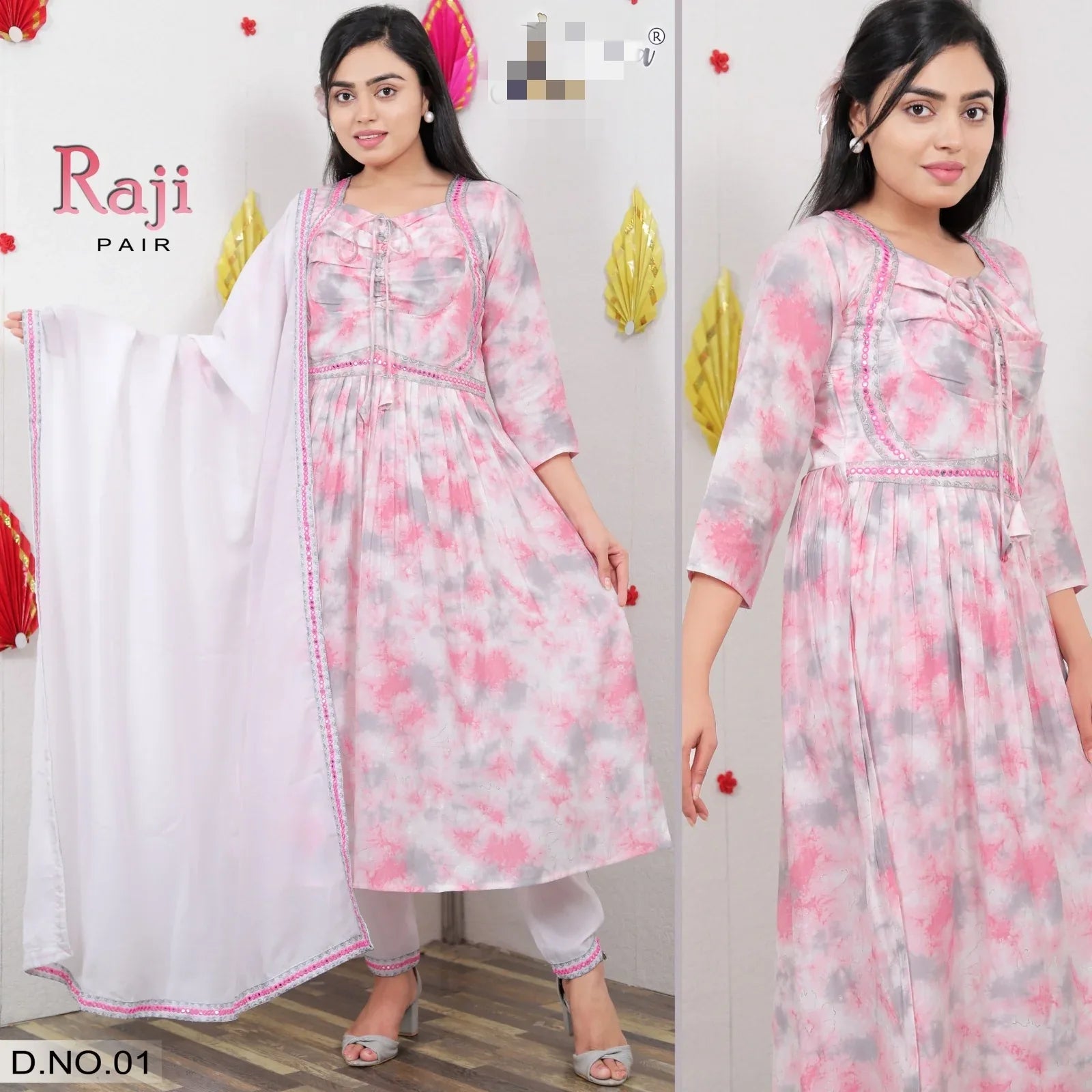 Beautiful Designer Raji Fency Pair With Duppatta