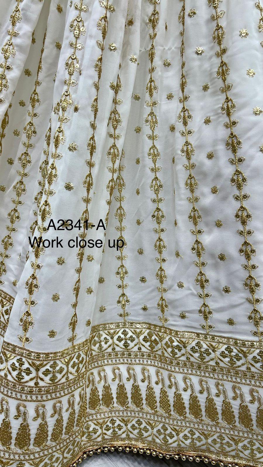 Wedding Designer Georgette Lehenga Choli Design 2341