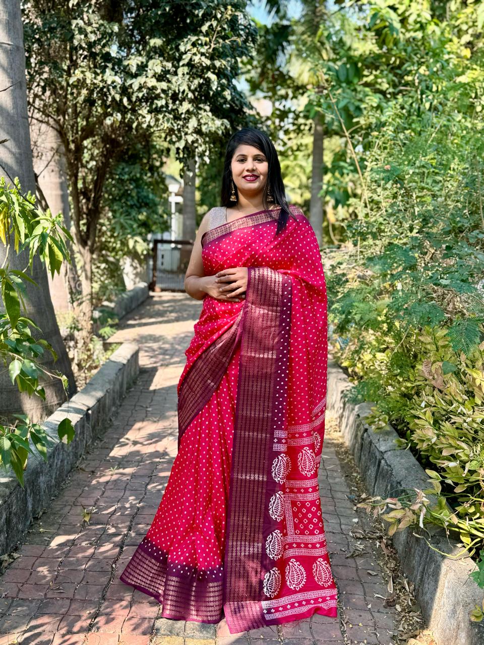 Beautiful Designer Dola Silk Rameswarm Saree