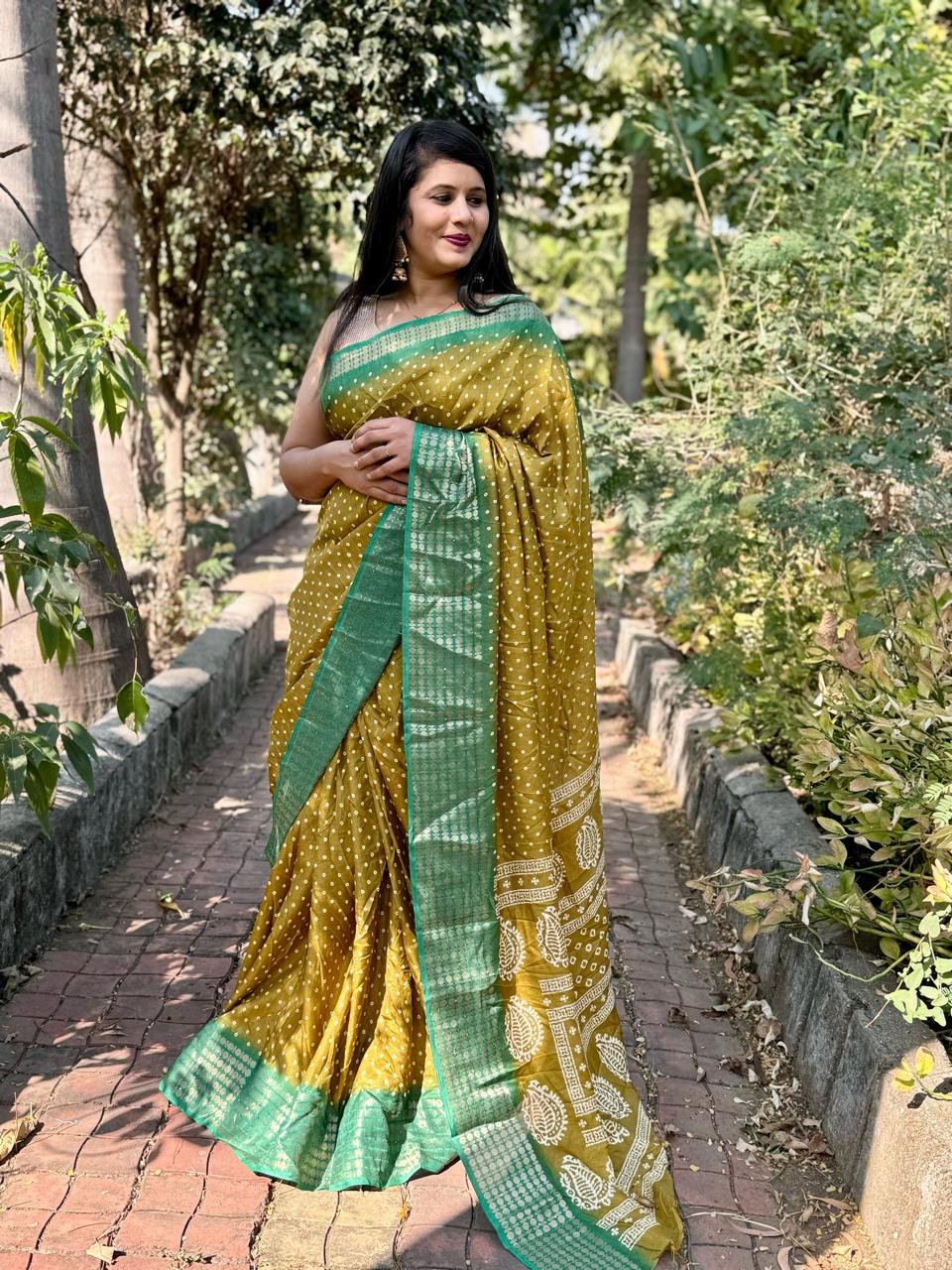 Beautiful Designer Dola Silk Rameswarm Saree