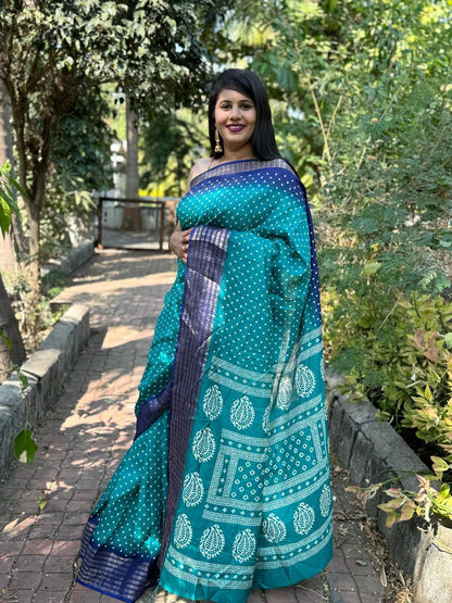 Beautiful Designer Dola Silk Rameswarm Saree