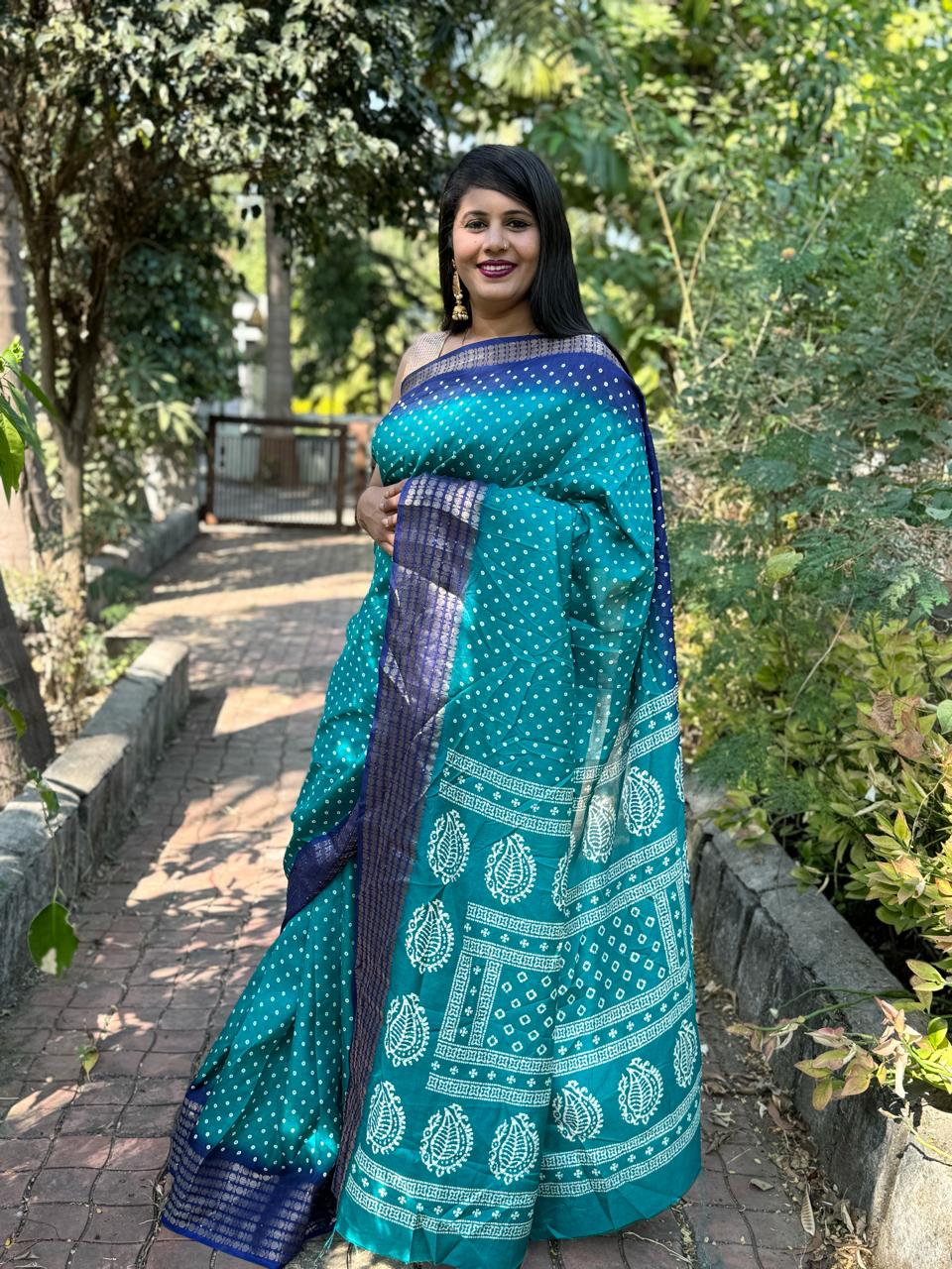 Beautiful Designer Dola Silk Rameswarm Saree