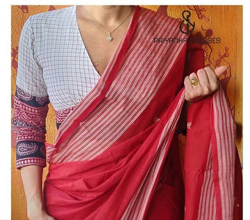 Beautiful Designer Chanderi Cotton Digital Print Saree