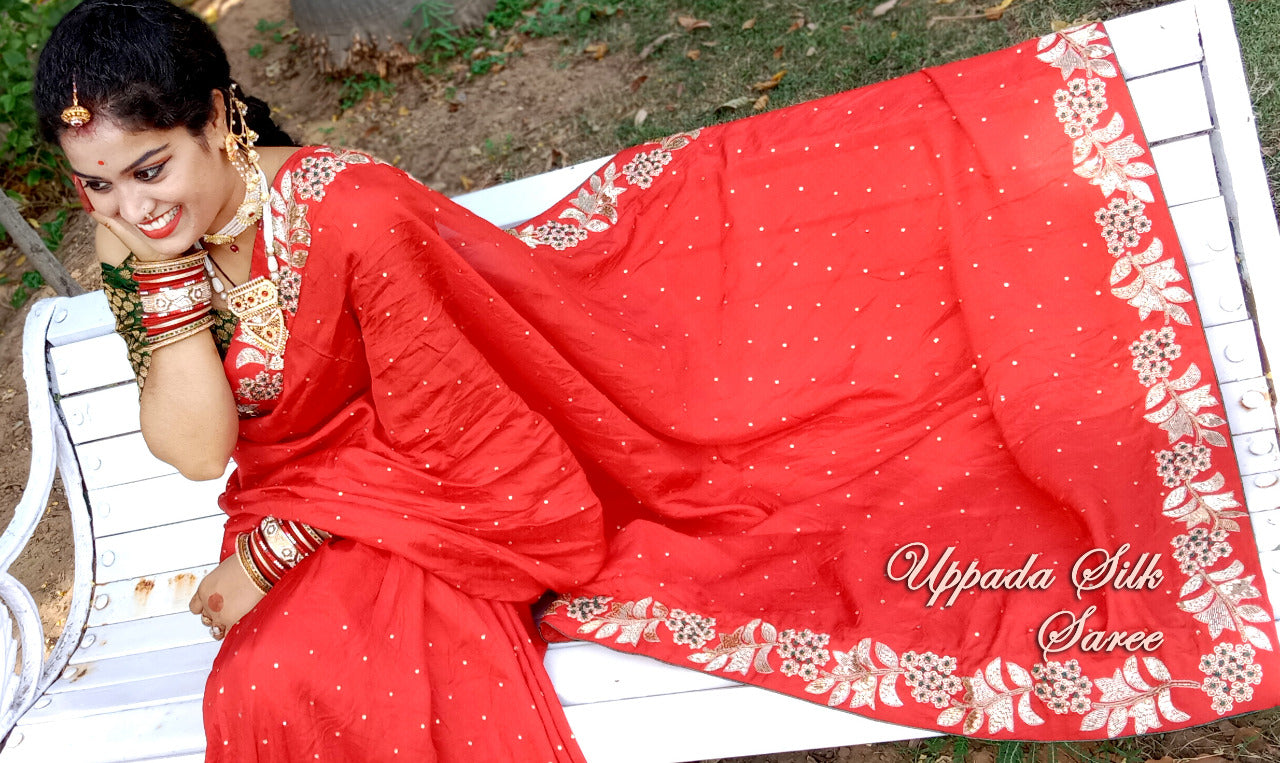 Rajasthani Traditional upada Silk Saree