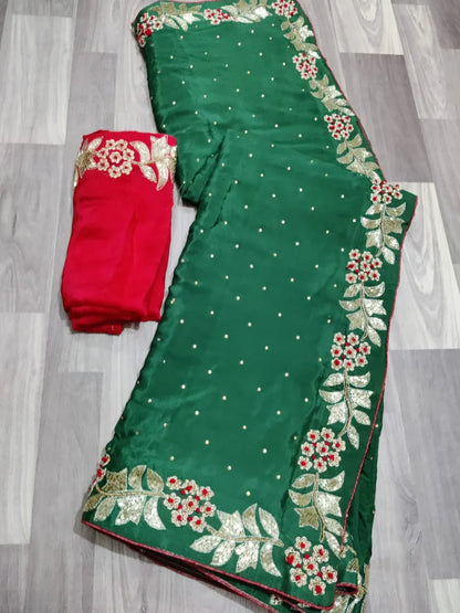 Rajasthani Traditional upada Silk Saree