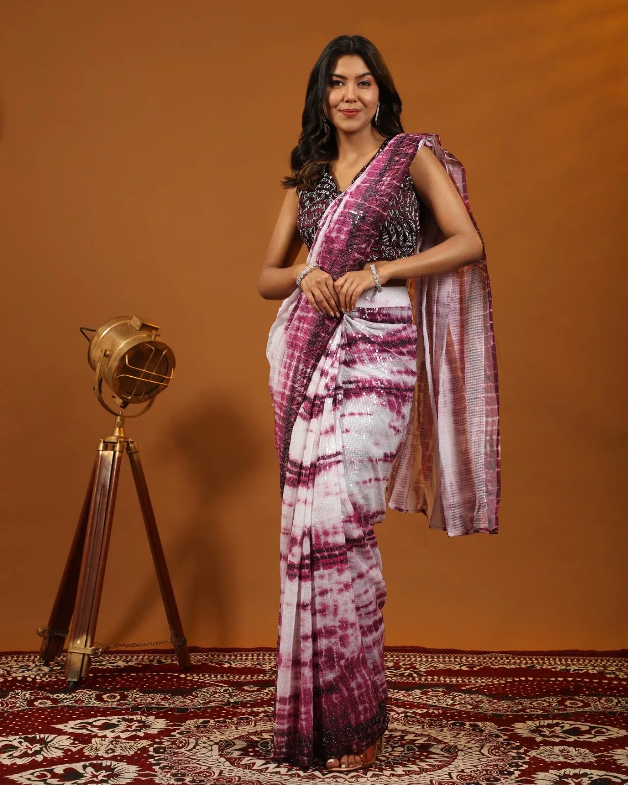 Beautiful Designer Ready To Wear Saree