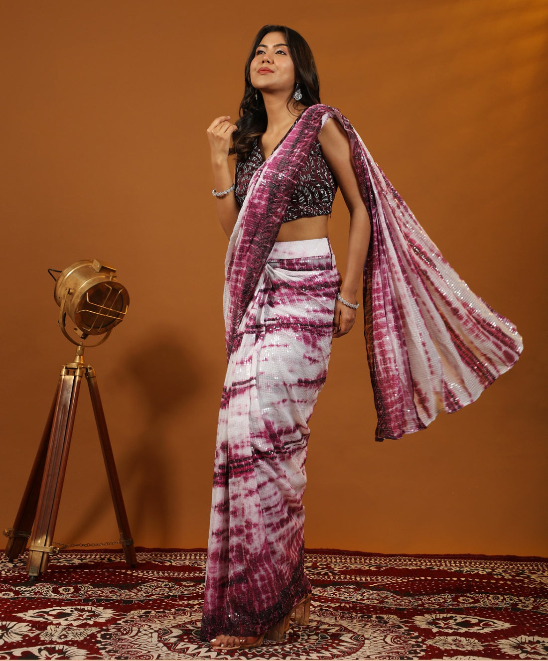 Beautiful Designer Ready To Wear Saree