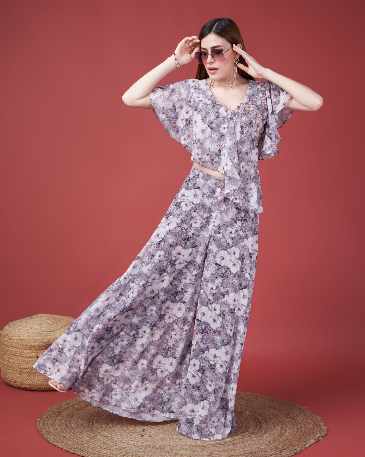 Beautiful Designer Ready To Wear Crop Top