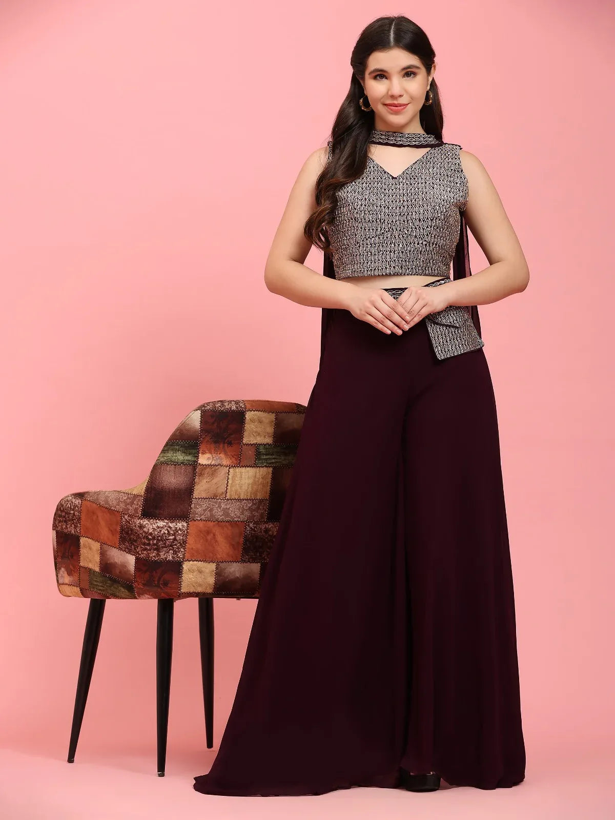 Beautiful Designer Ready To Wear Crop Top