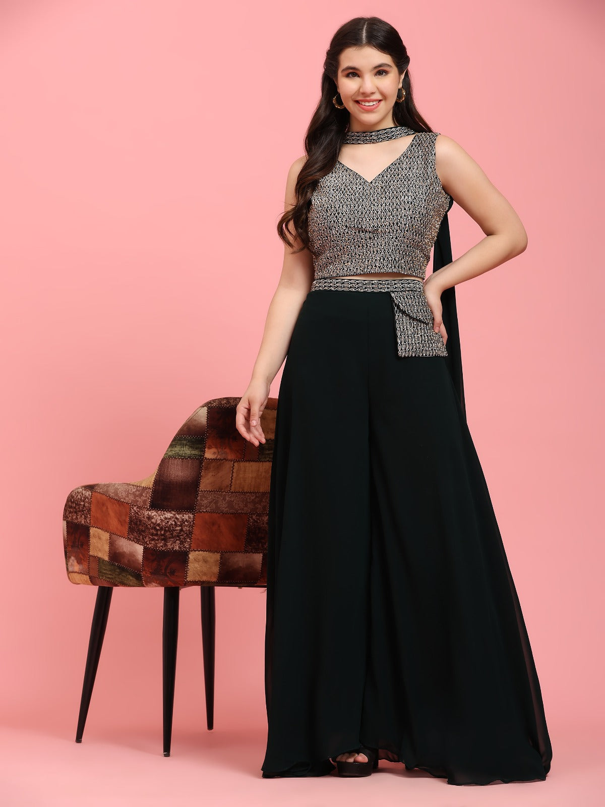 Beautiful Designer Ready To Wear Crop Top