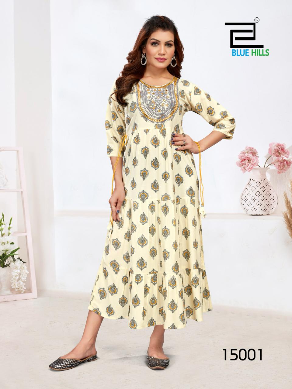 Sarfaraz Vol -15 Rayon Print Kurti (475x06)