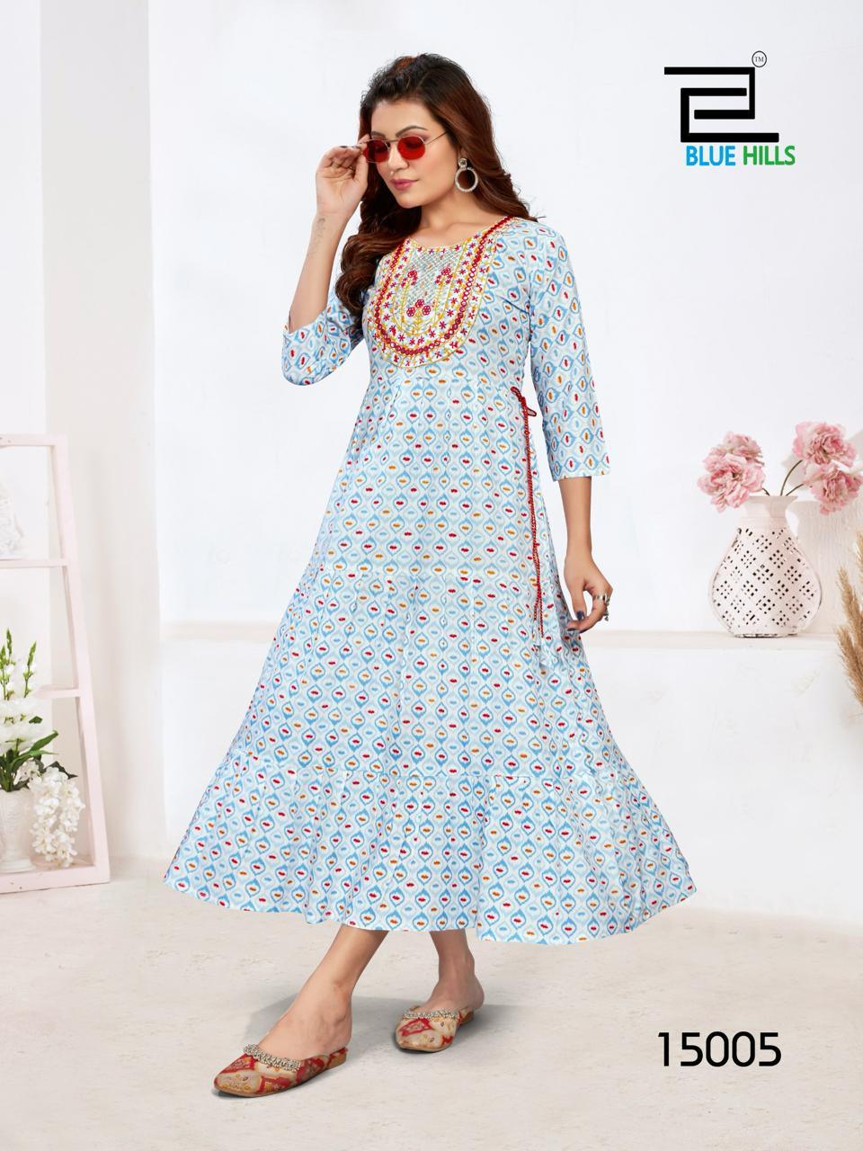 Sarfaraz Vol -15 Rayon Print Kurti (475x06)