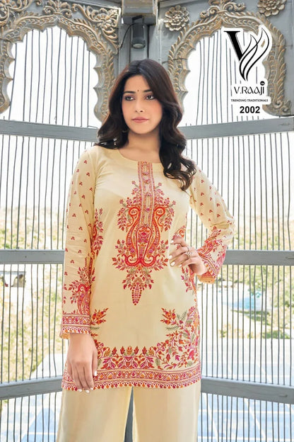 Pakistani Style V.Raaji Co Ord Set (995x04)
