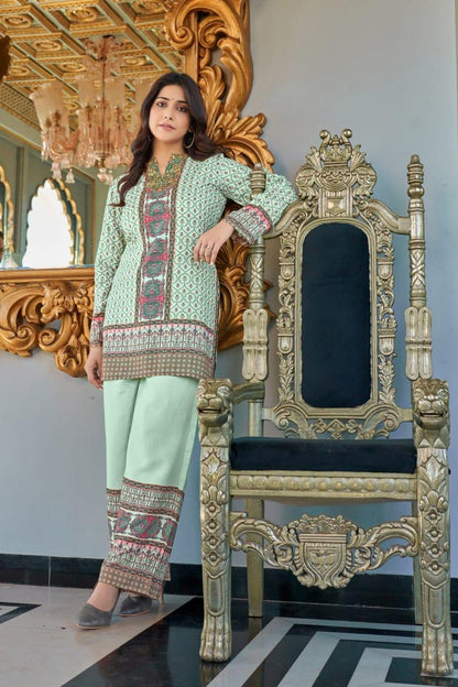 Pakistani Style V.Raaji Co Ord Set (995x04)