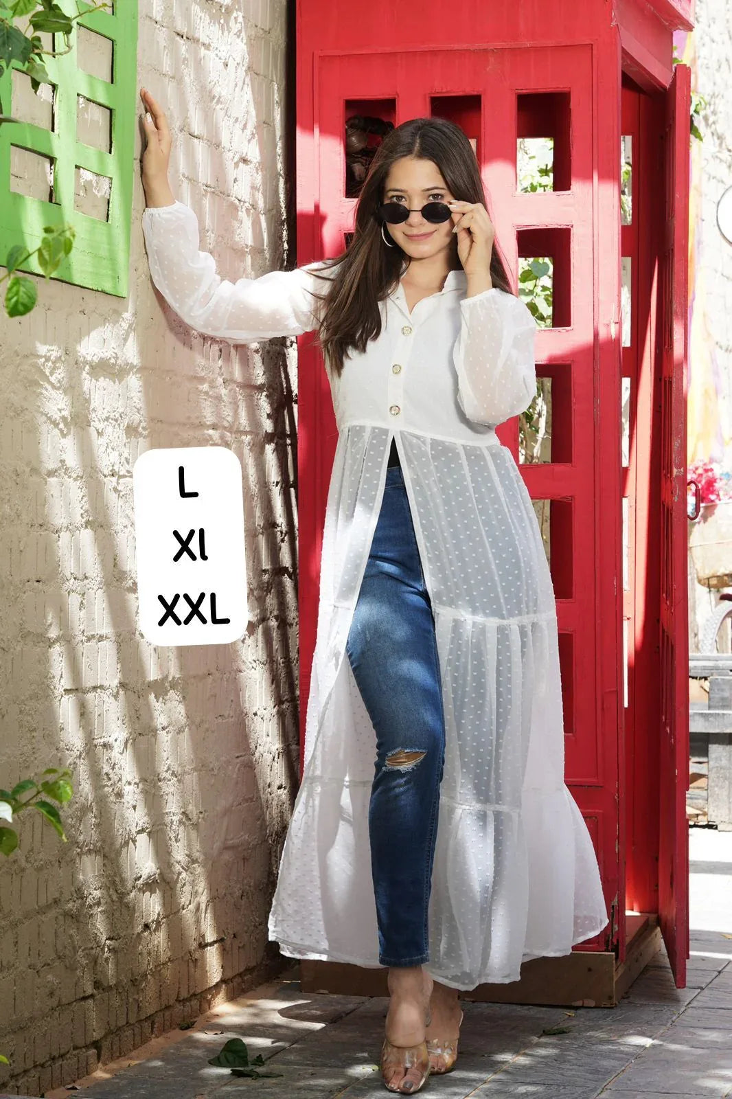 Blue Hills Zia 2.0 Designer Heavy Bubble Georgette Kurti