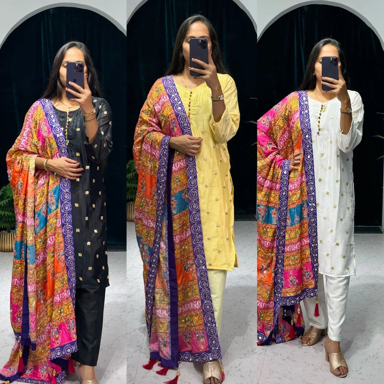 Beautiful Designer Special Kurti With Dupatta &amp; Pent