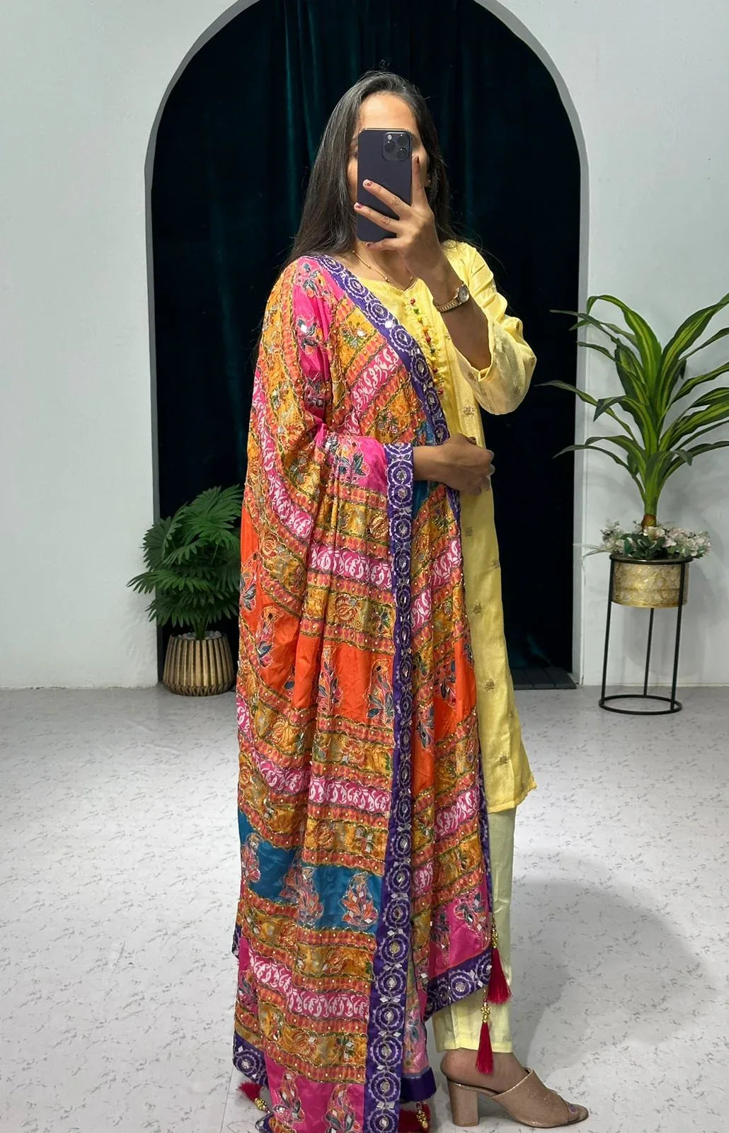Beautiful Designer Special Kurti With Dupatta &amp; Pent