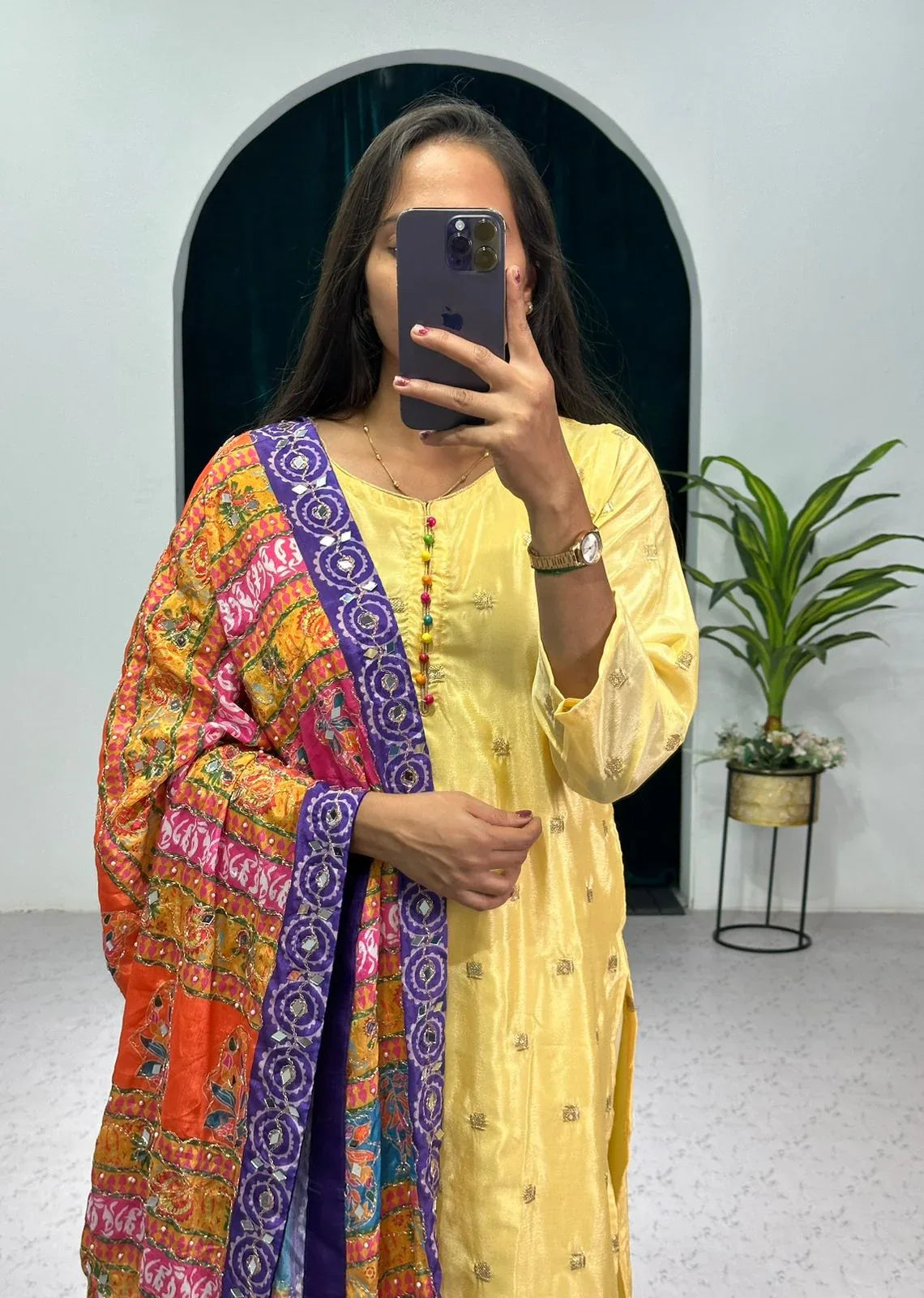 Beautiful Designer Special Kurti With Dupatta &amp; Pent