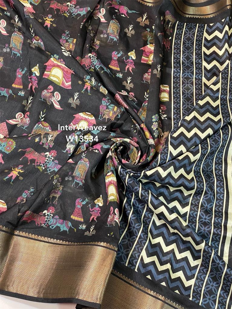 Beautiful Designer Soft Dola Silk Saree