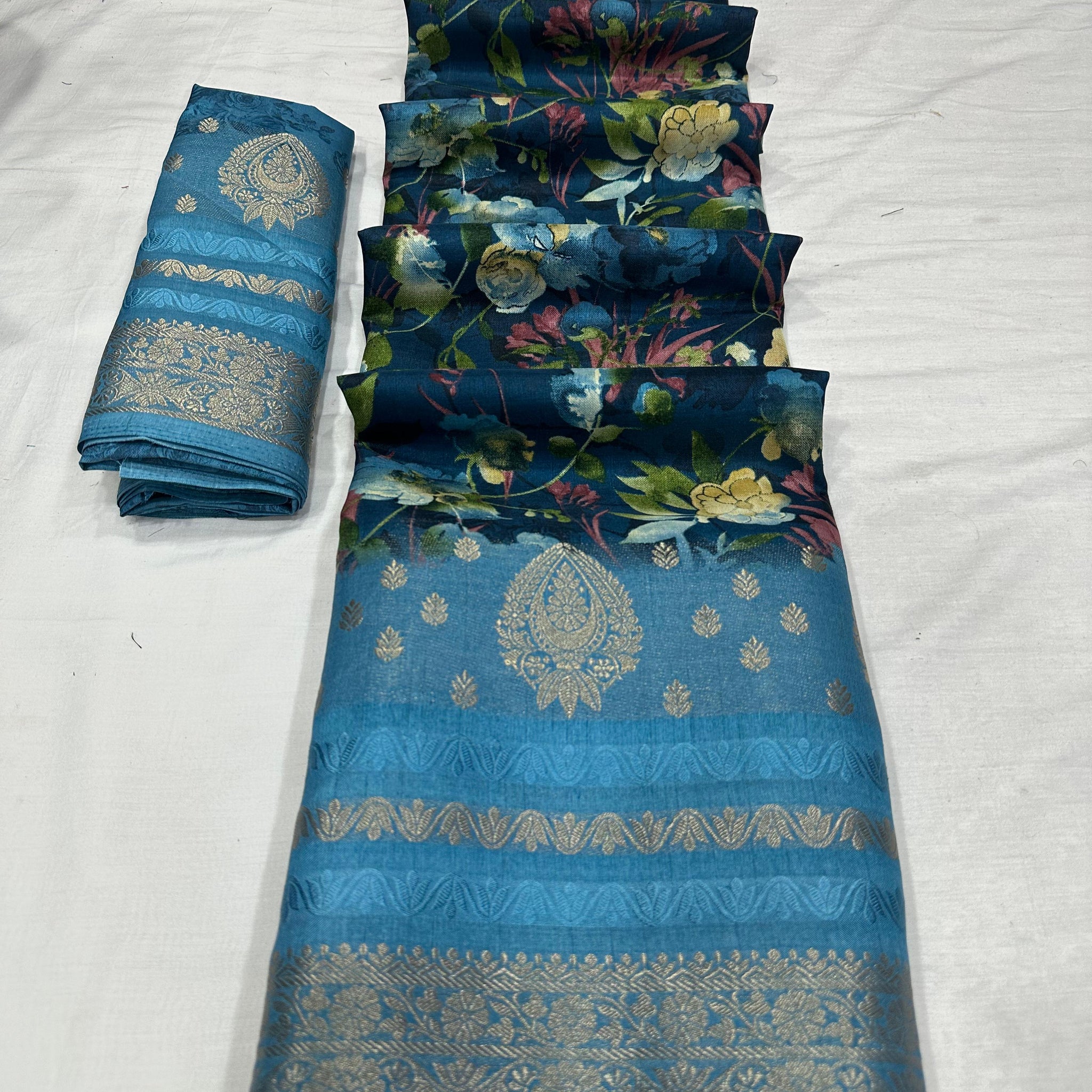 Beautiful Designer Soft Dola Silk Saree