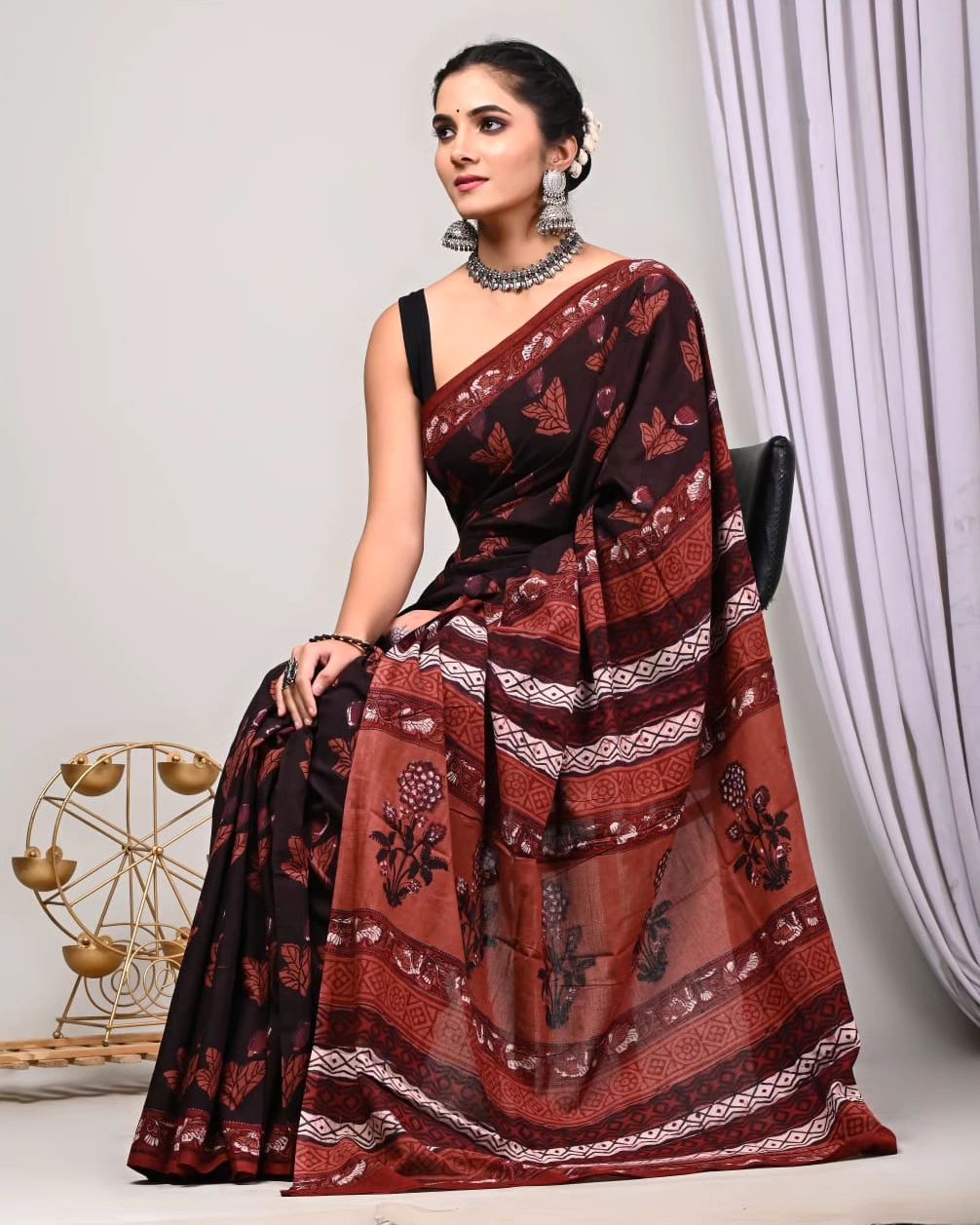 Beautiful Designer Imported Cotton Digital Print Saree
