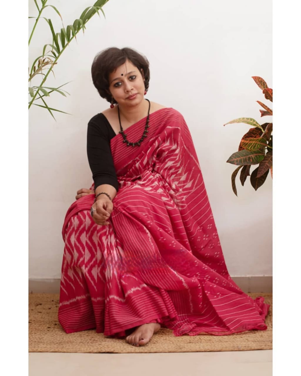 Beautiful Designer Pure Soft Linen Digital Print Saree