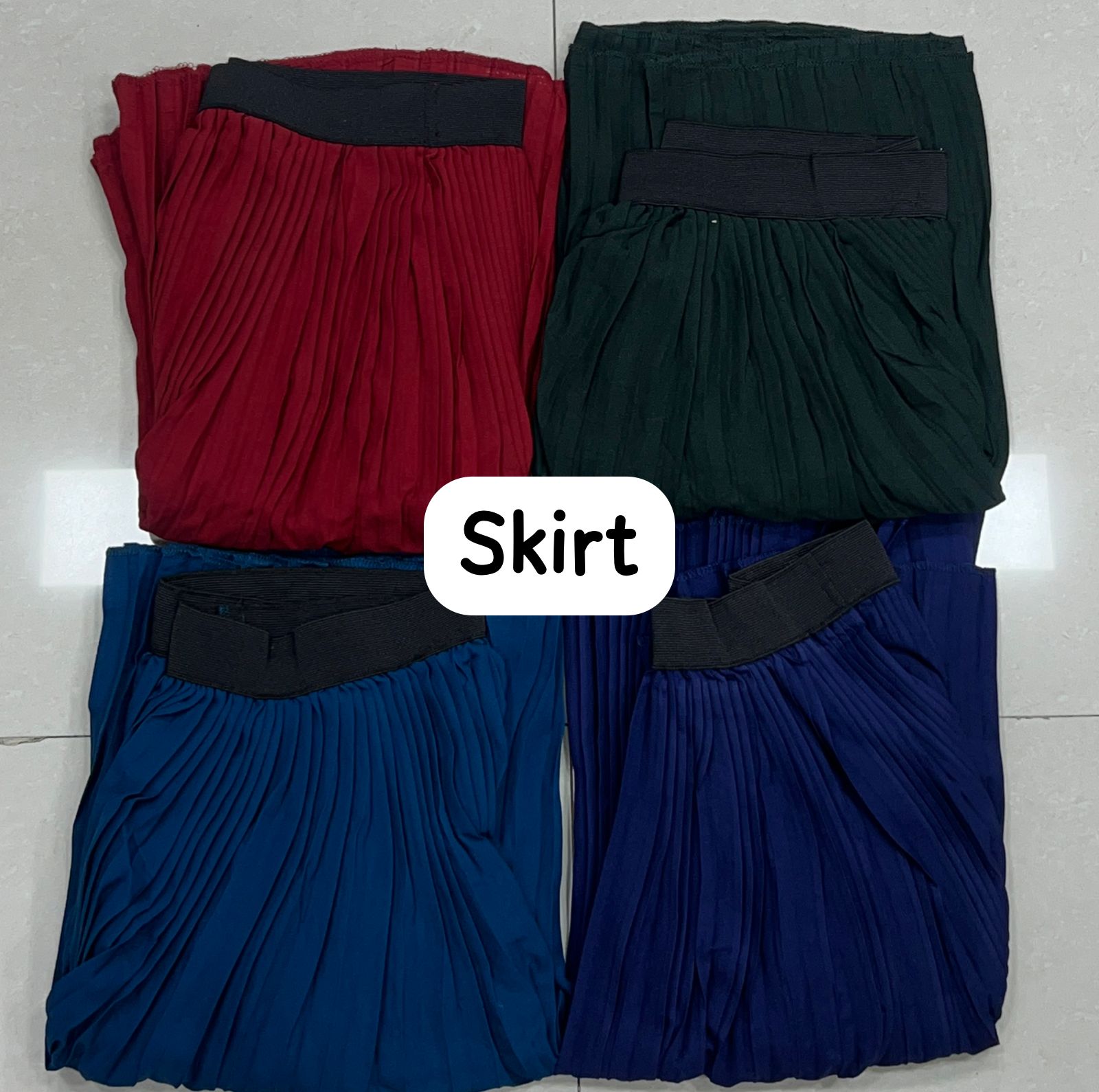Beautiful Designer Party Wear Pleated Short Skirt