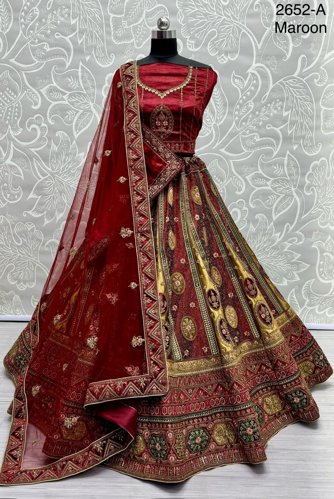 Beautiful Designer Heavy Velvet with Sequence Dimond work Lehenga Choli