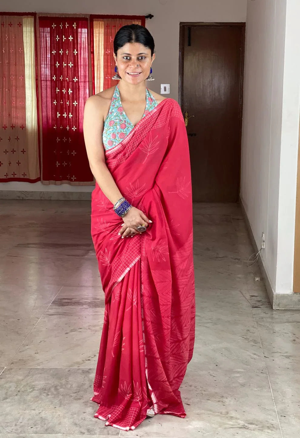 Beautiful Designer Imported Cotton Digital Print Saree