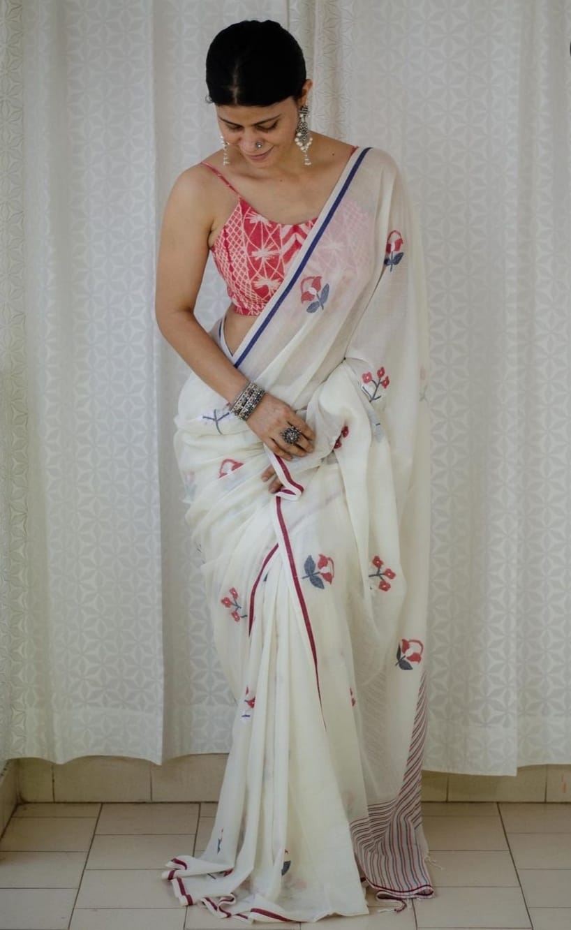 Beautiful Designer Imported Cotton Digital Print Saree