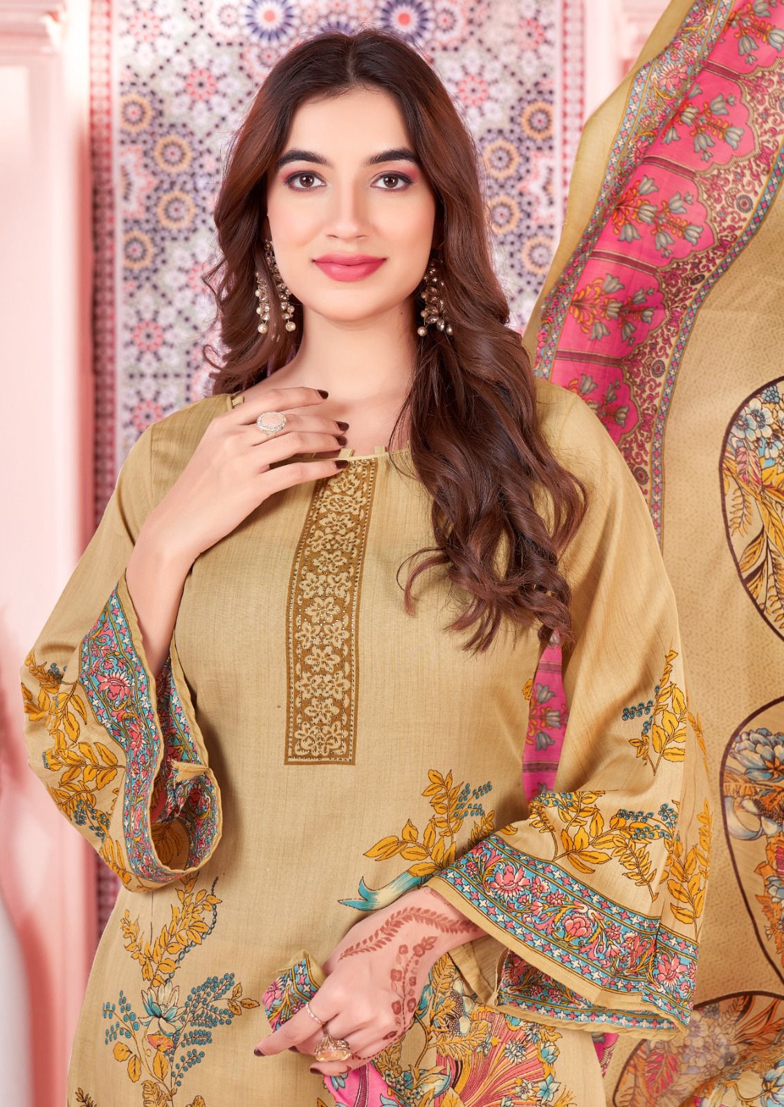 Nafisha Cotton Mahek Karachi Suits 1001 1010 Series Latest Pakistani Salwar Kameez (295x10)