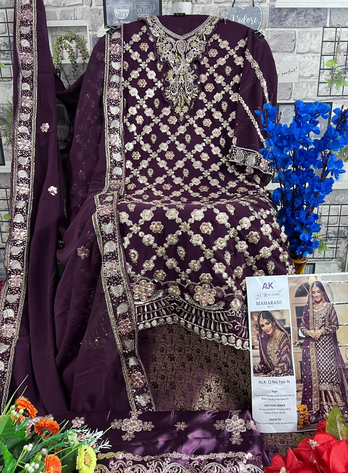 Beautiful Designer AL Khushbu Maharani Vol 4 166 Salwar Suit