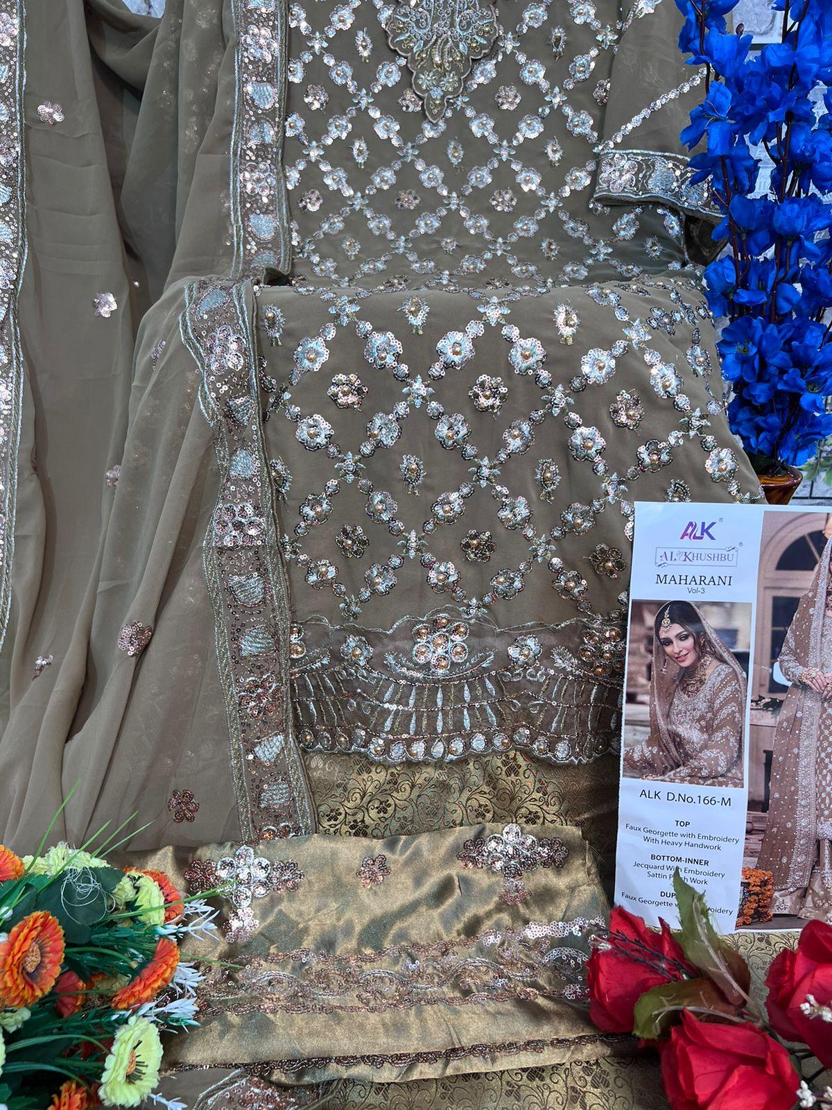 Beautiful Designer AL Khushbu Maharani Vol 4 166 Salwar Suit