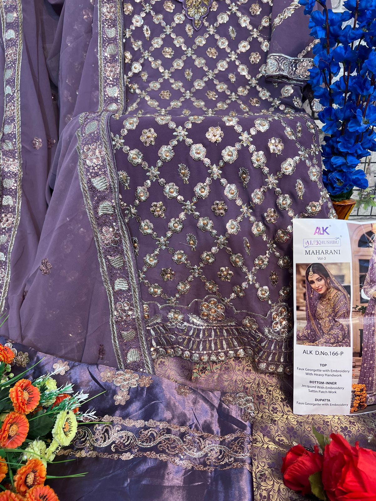 Beautiful Designer AL Khushbu Maharani Vol 4 166 Salwar Suit