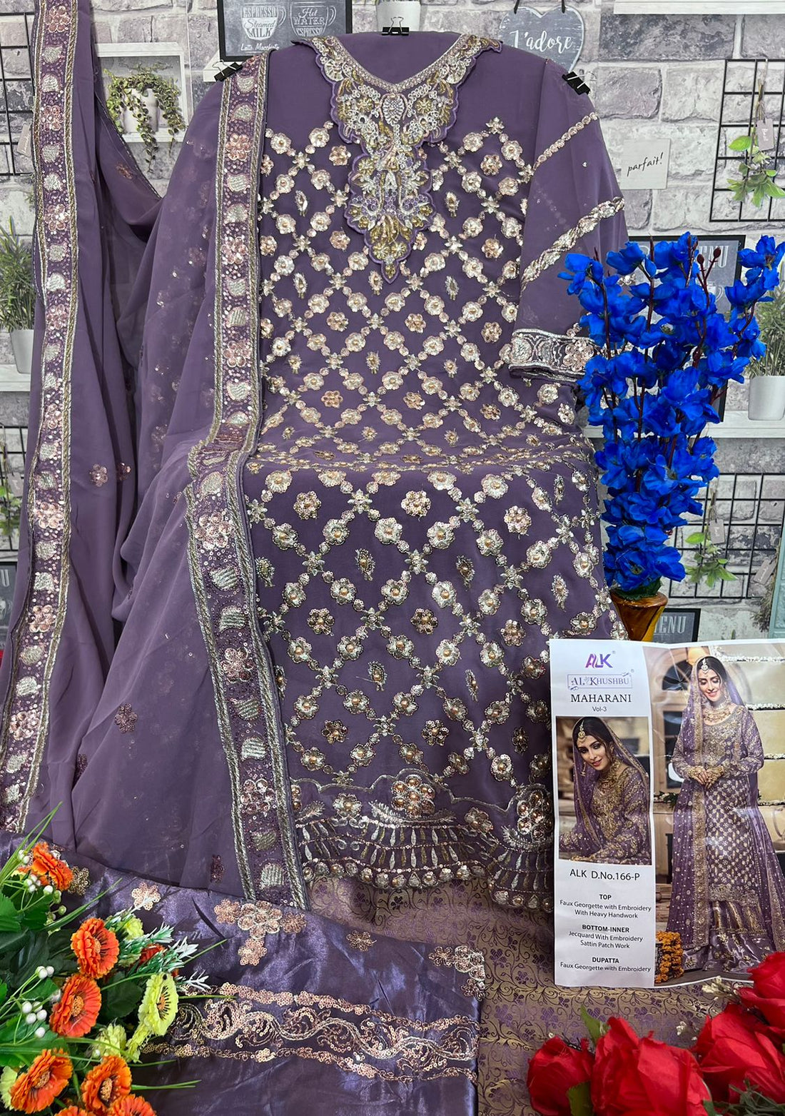 Beautiful Designer AL Khushbu Maharani Vol 4 166 Salwar Suit