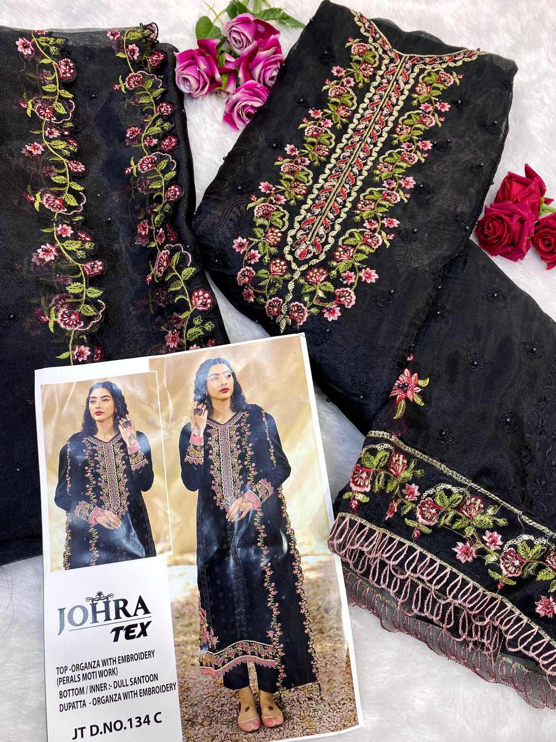 Beautiful Designer Johra JT 134 A Pakistani Suits