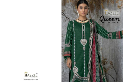 Beautiful Designer Best Of Queens Court Vol 8 Hazzel Cotton Pakistani Salwar Suits