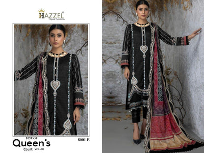 Beautiful Designer Best Of Queens Court Vol 8 Hazzel Cotton Pakistani Salwar Suits