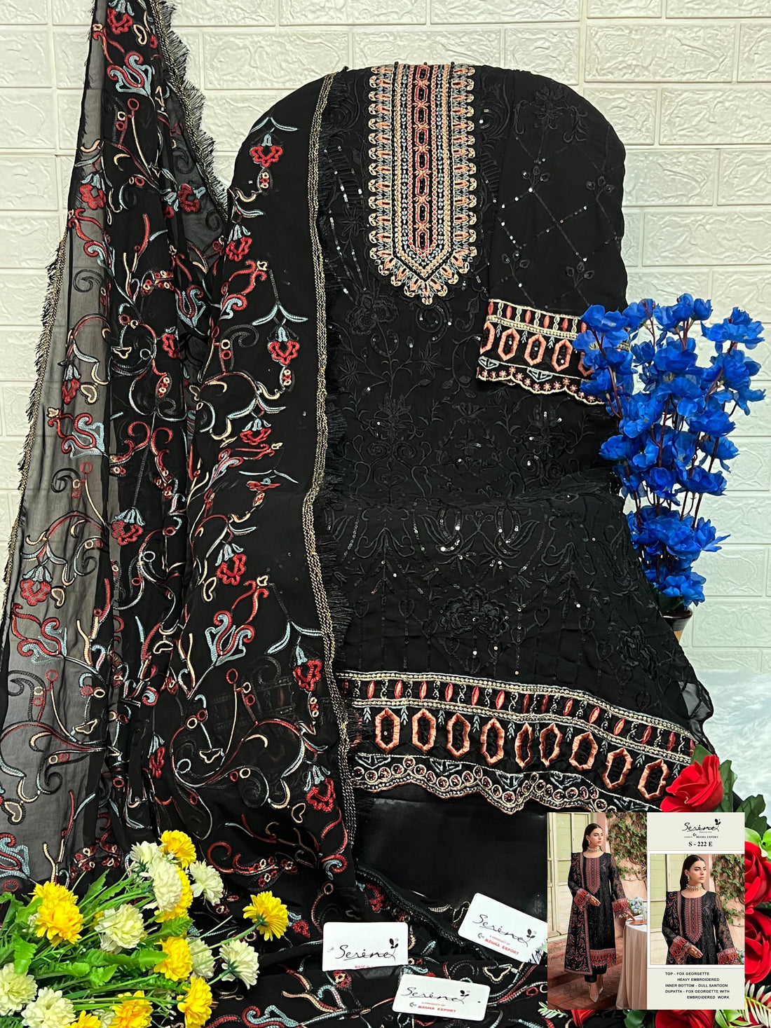 Beautiful Designer Serine S 222 E Latest Fancy Designer Style Pakistani Salwar Suit