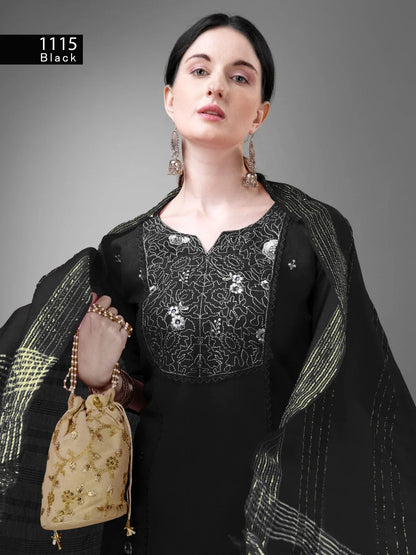 Beautiful Designer Pure Cotton Full Stiched Kurti Pant with Dupatta