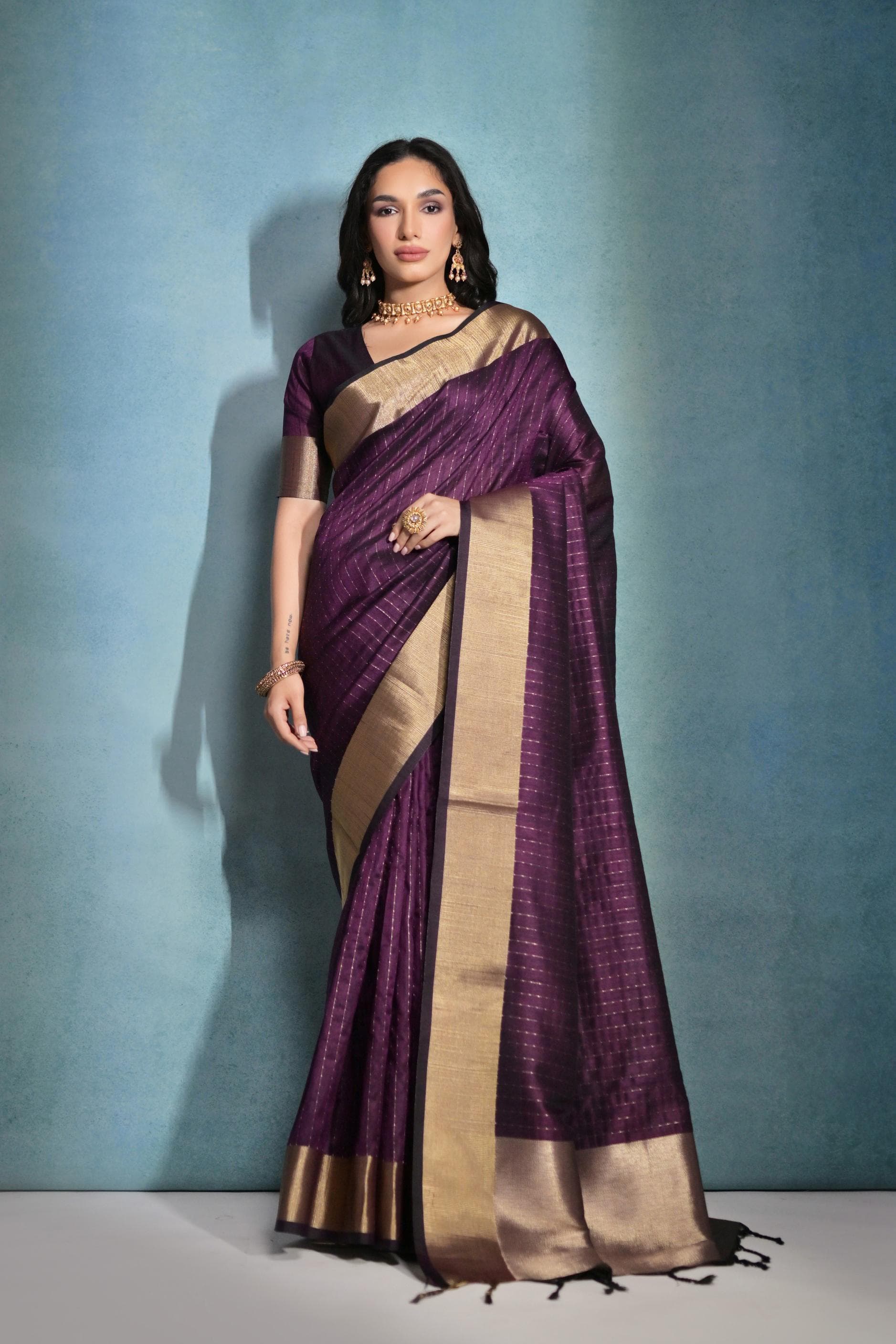 Beautiful Designer Soft Banarasi Raw Silk Saree