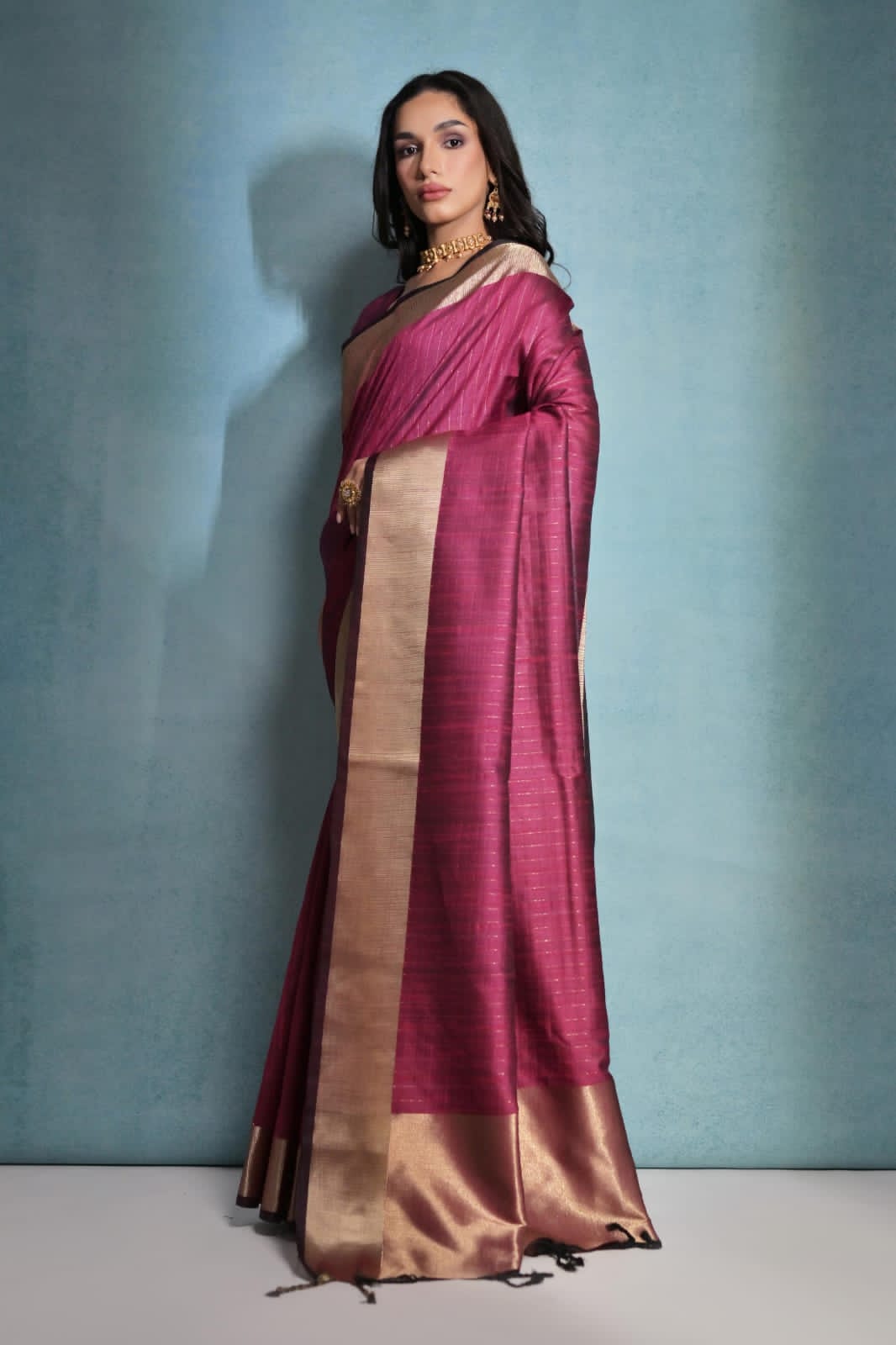 Beautiful Designer Soft Banarasi Raw Silk Saree