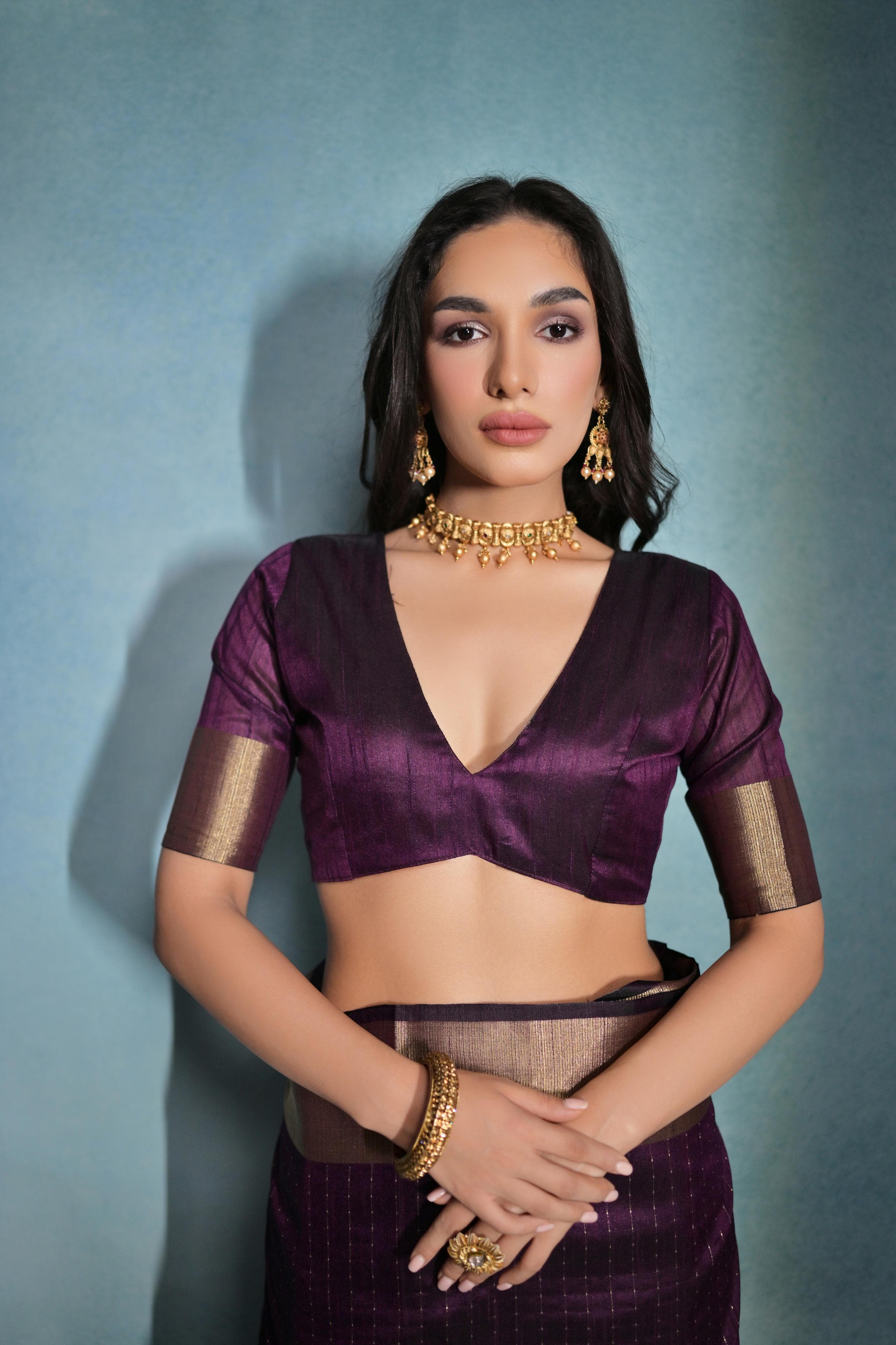 Beautiful Designer Soft Banarasi Raw Silk Saree