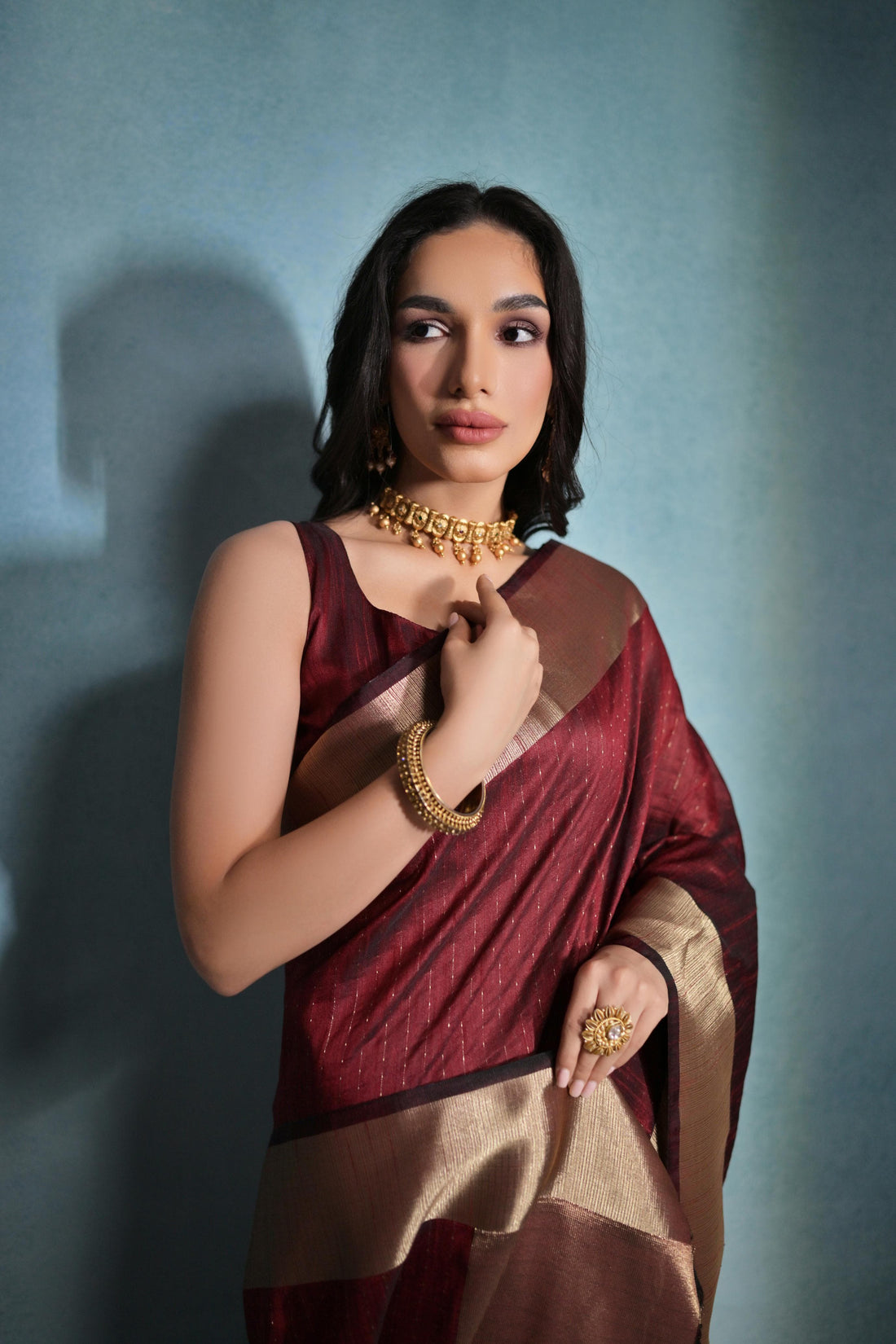 Beautiful Designer Soft Banarasi Raw Silk Saree