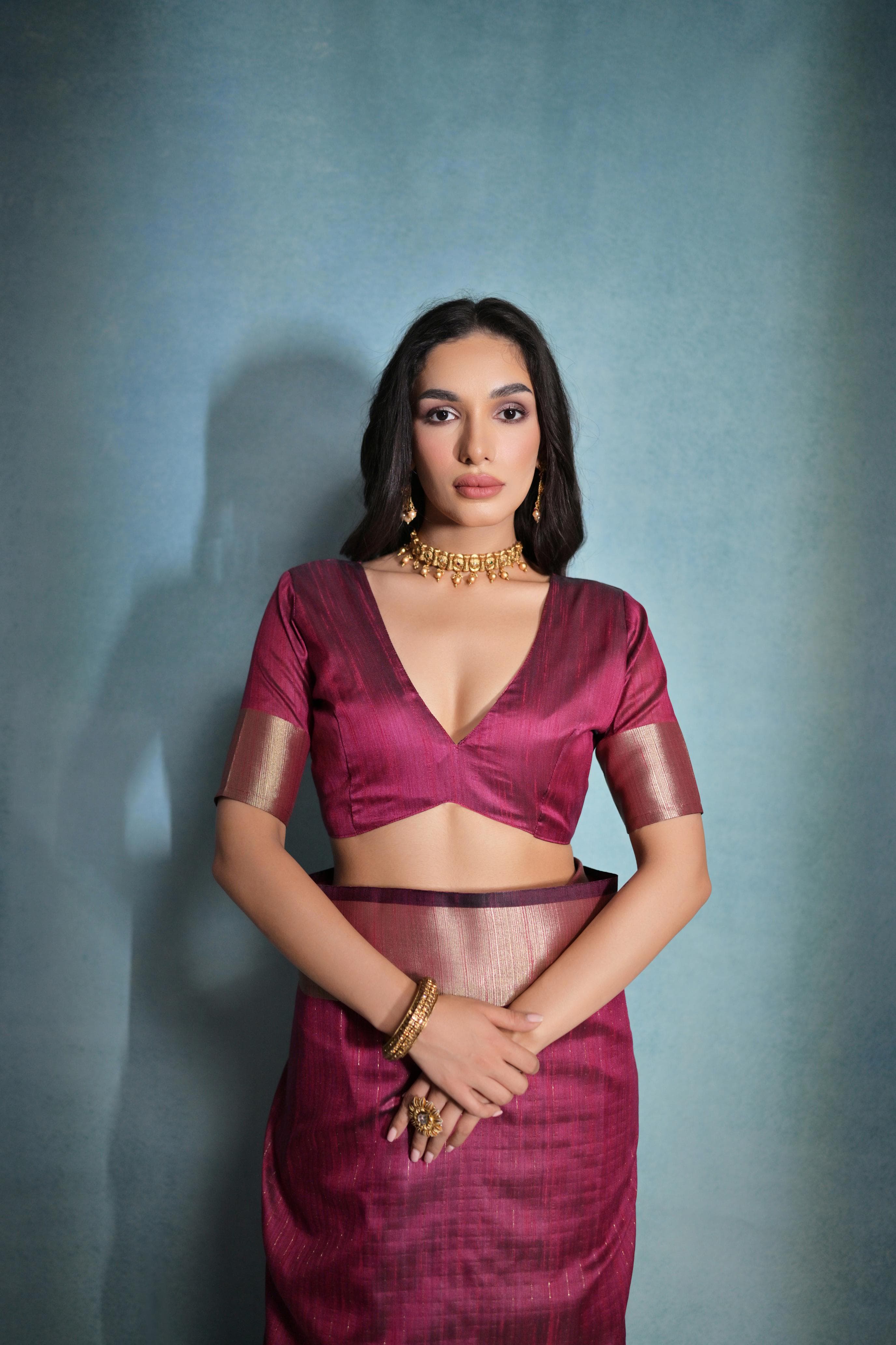 Beautiful Designer Soft Banarasi Raw Silk Saree