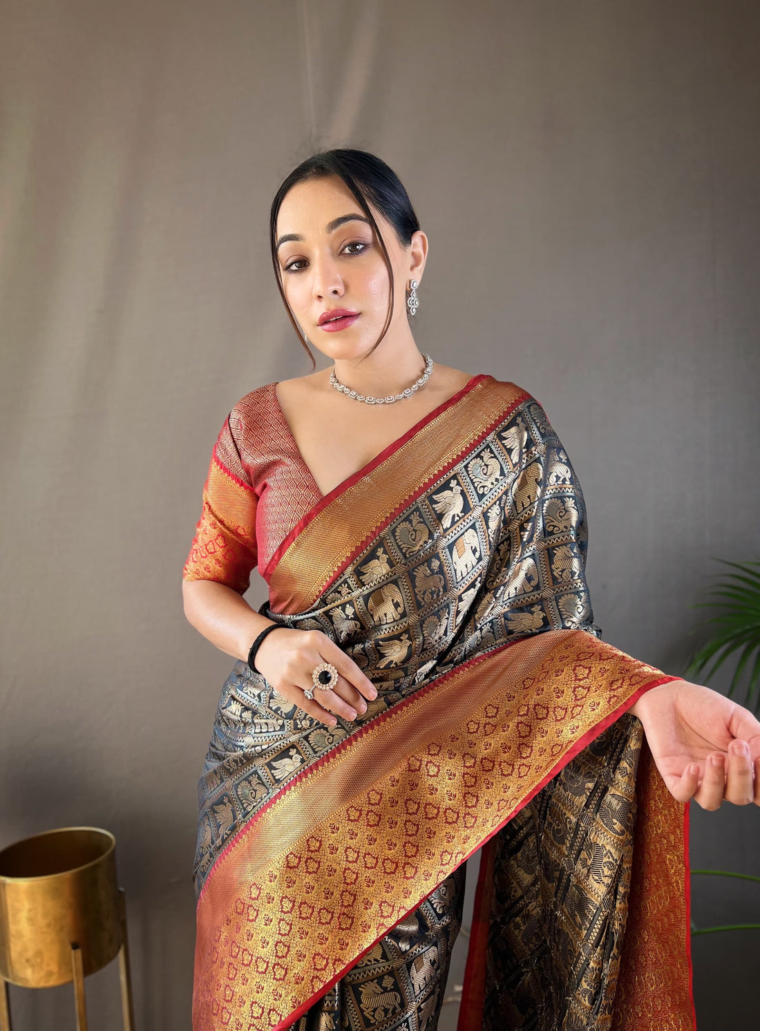 Beautiful Designer Kajal Pattu Silk Saree